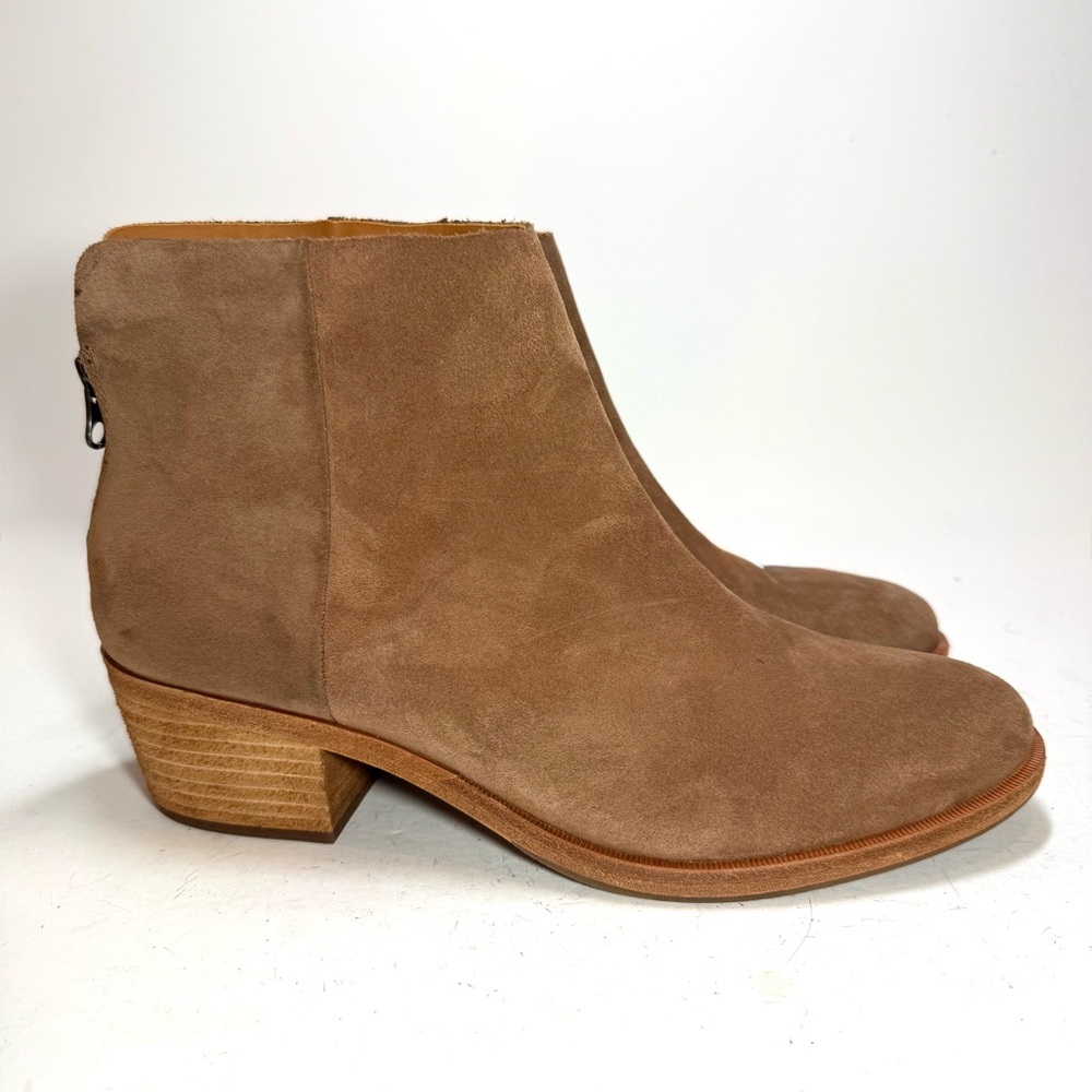 NWOT Kork-Ease‎ Kecia Tan Suede Ankle Boots Women’s Size 10  Leather